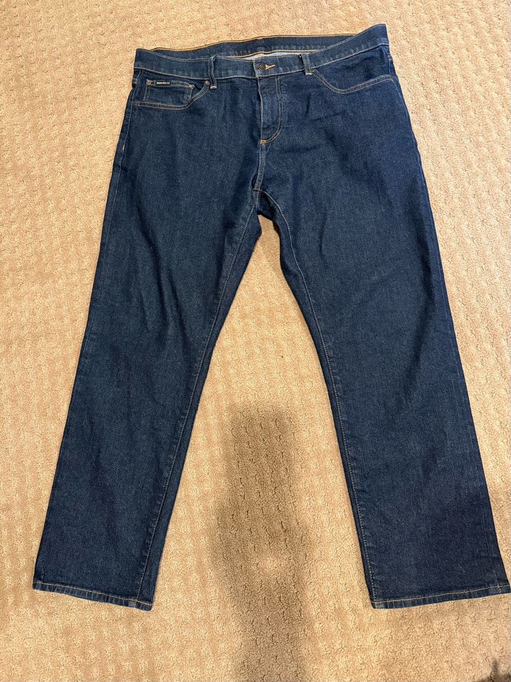 Brooks Brothers Men's Straight Jeans Dark indigo, 38x30